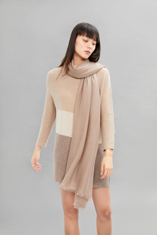 精纺素色披肩 商品图0