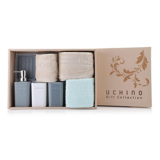 JD71672-N 素色静雅卫浴七件套礼盒组 商品图1