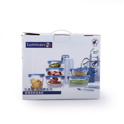 LC-S2812 凡尔赛彩盒装八件套（二入小方+二入小圆+凡尔赛随手瓶+餐具筷子+餐具勺子+大毛毡布餐包） 商品图7