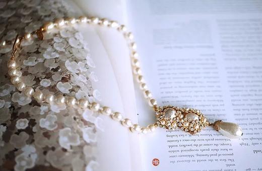 Miriam Haskell挂坠珍珠项链 商品图1