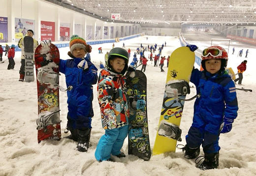 【寒假】绍兴乔波儿童单板滑雪冬令营 2019年1月26日 儿童（2晚住宿+3日雪票+3日教学费）2019年1月26日-1月28日提高班 商品图0