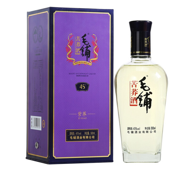 劲牌 毛铺苦荞酒 紫荞 45度 500ml