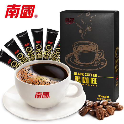 【任选3件8折】南国纯黑咖啡100g 商品图1