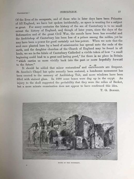 几百幅精美插图 英格兰与威尔士教堂修道院图史 约19世纪末期 全6卷 漆面精装大16开 商品图9