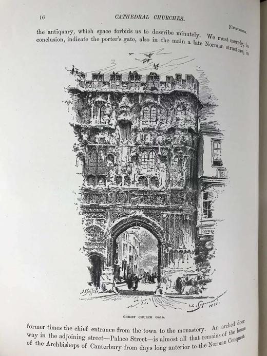 几百幅精美插图 英格兰与威尔士教堂修道院图史 约19世纪末期 全6卷 漆面精装大16开 商品图10