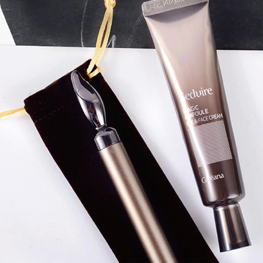 送198元眼部按摩仪「眼角小熨斗 改善眼部细纹淡化黑眼圈」紧致眼部肌肤高丽雅娜/斯谛魅肉毒杆菌精华营养弹力眼霜30ml/支 商品图9