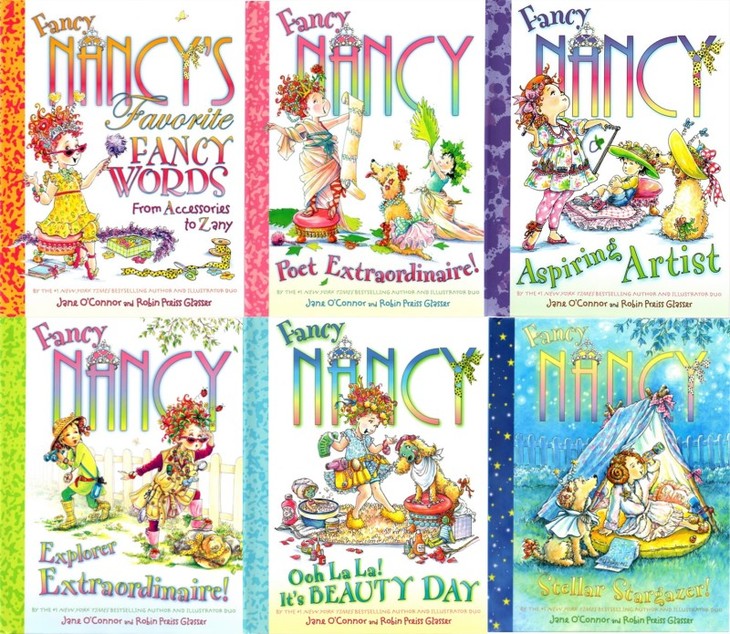 漂亮的南希绘本集 fancy nancy bountiful box of books 爱幻想,有