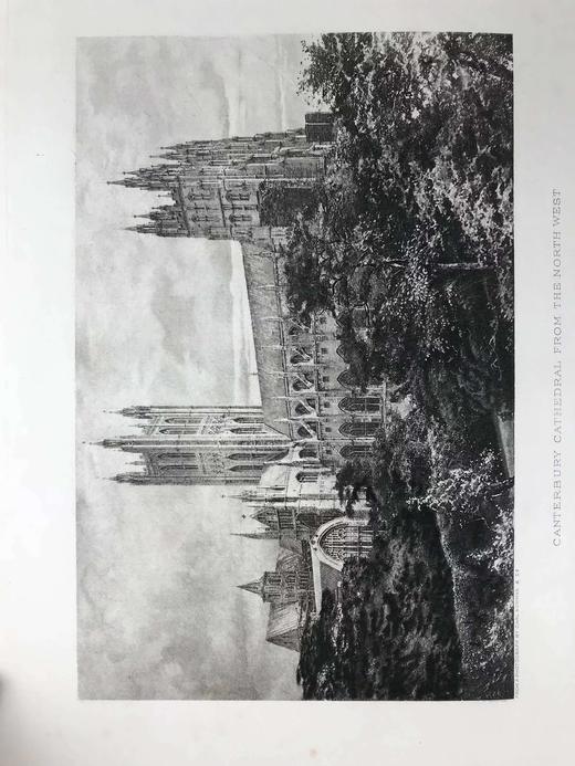 几百幅精美插图 英格兰与威尔士教堂修道院图史 约19世纪末期 全6卷 漆面精装大16开 商品图5