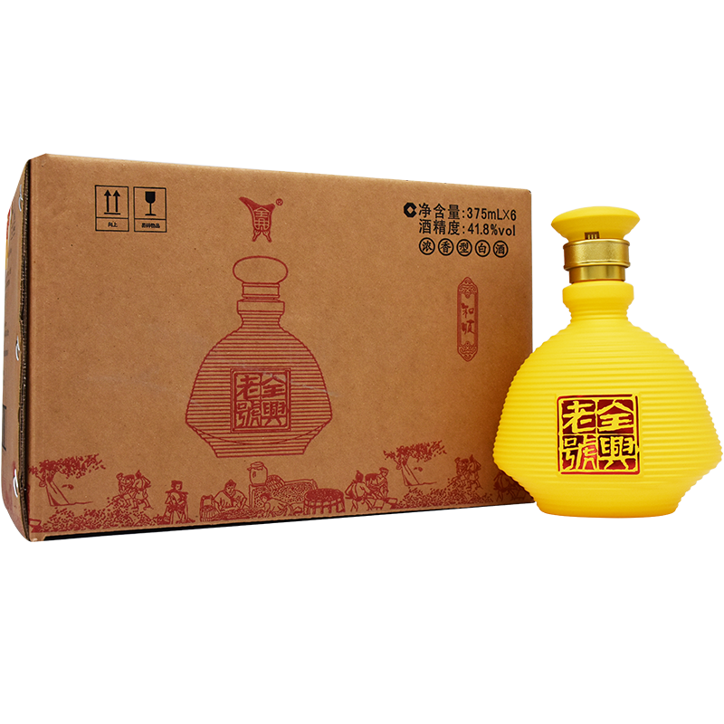 全兴老号·和顺酒 (黄色)41.8度 375ml*6(整箱装)