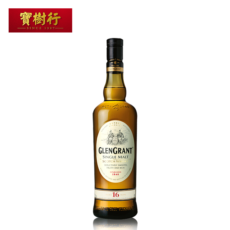 【glengrant】格兰冠16年700ml 苏格兰单一麦芽威士忌