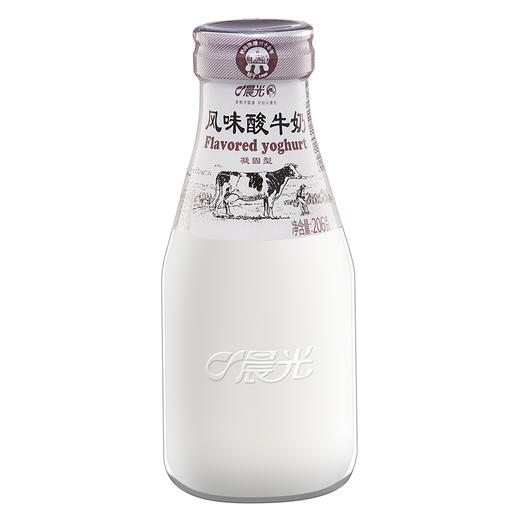 【晨光新鲜订】晨光瓶装凝固酸奶206g 商品图0