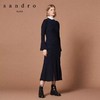 点此购买  sandro 褶皱高领针织连衣裙 104870 昕 商品缩略图0