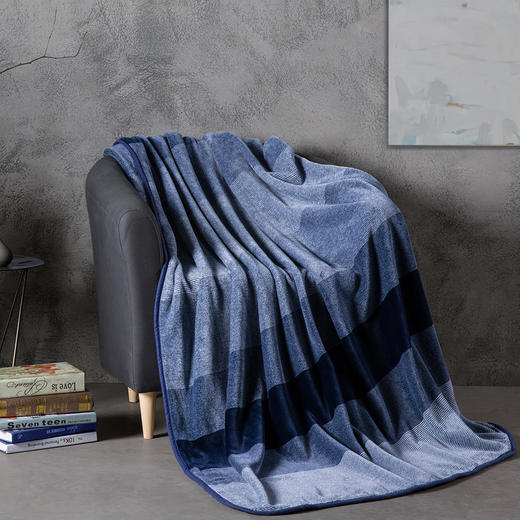 HBMT-006 HUGO BOSS色织暖柔毯-渐变色 商品图0