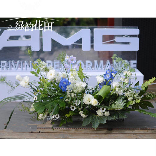 生日party婚礼宴会布置商务酒会求婚现场高端鲜花定制单个桌花 商品图8