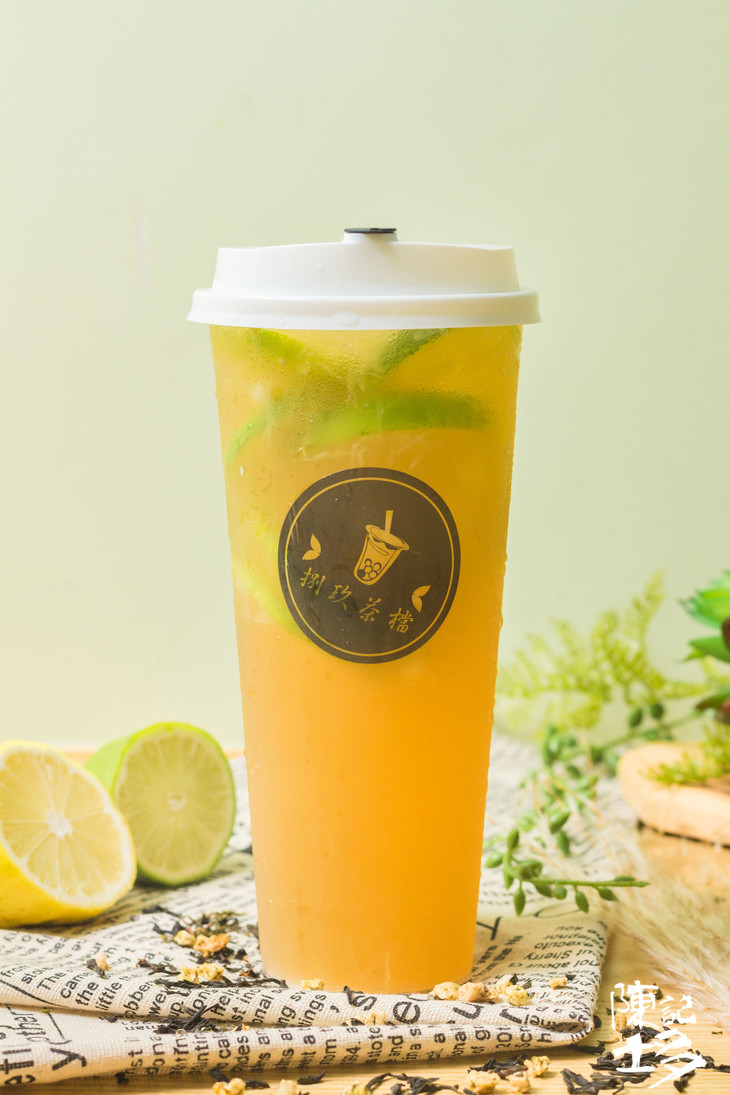 捌玖茶档丨9.9元秒杀桂花乌龙柠檬茶