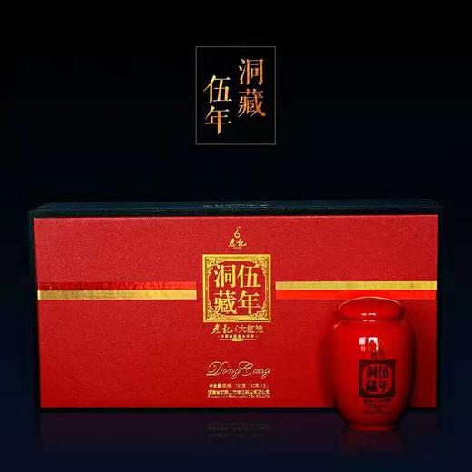 老记茶业 武夷山岩茶大红袍茶叶 乌龙茶礼品茶 洞藏伍年 洞藏系列 商品图0