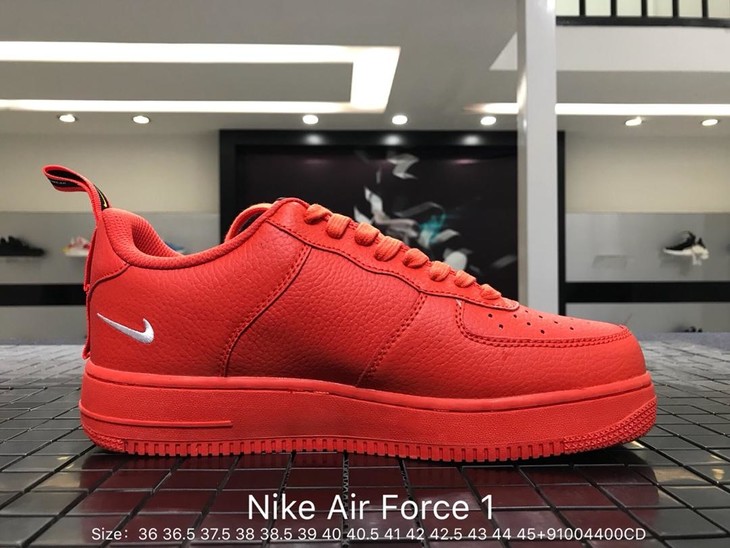 耐克nikeairforce1low空军一号经典低帮板鞋荔枝纹休闲运动鞋aj