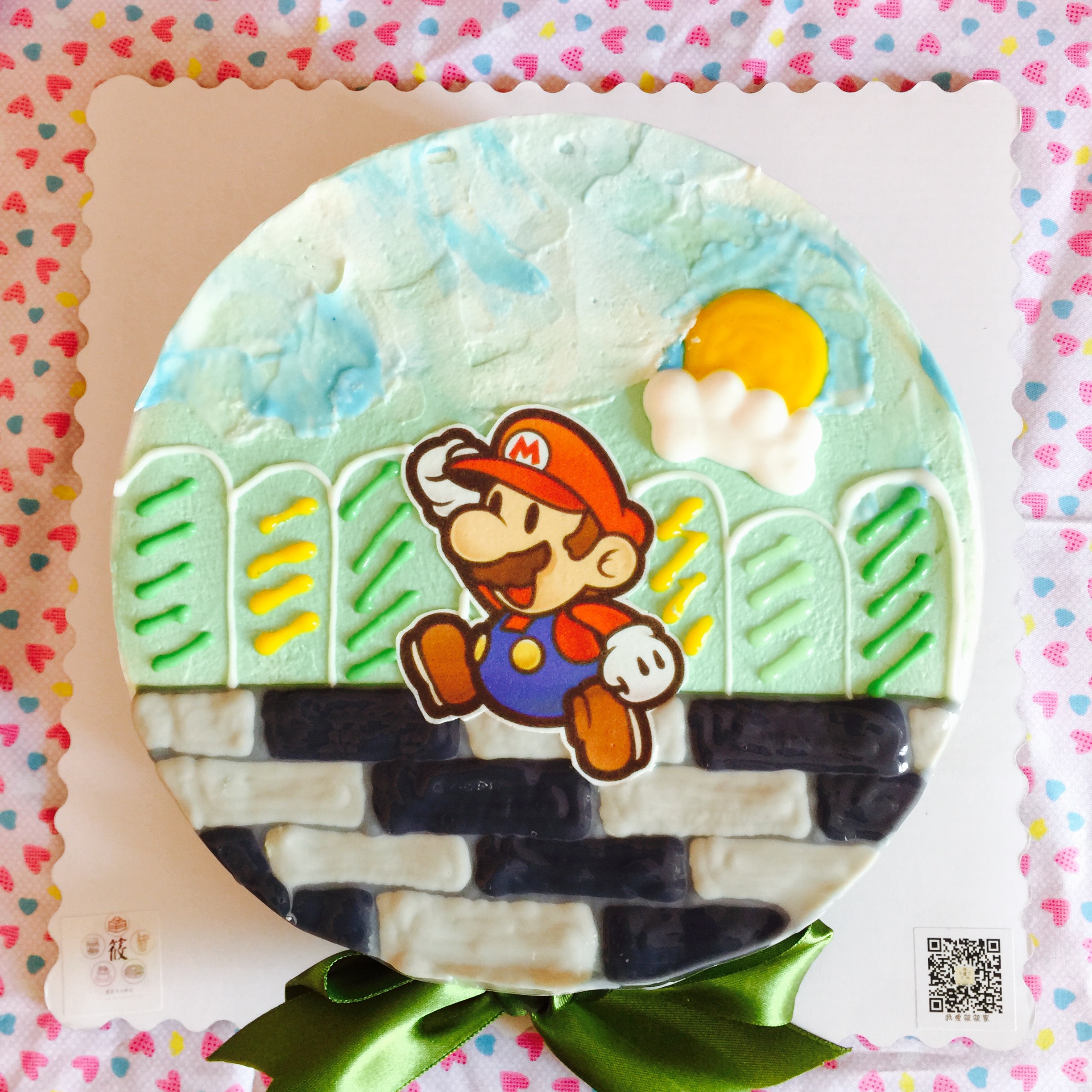 【马里奥】生日蛋糕 超级玛丽主题蛋糕 广州同城