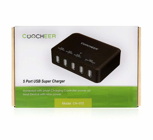 美国品牌coocheer 5usb 快充充电器亚马逊有售 商品图4
