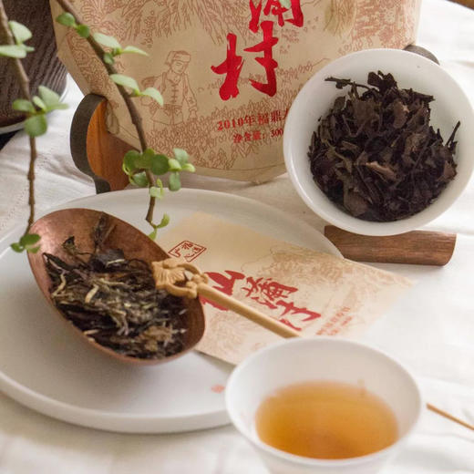 仙蒲村——2010年福鼎寿眉广福心道白茶村落茶送礼自饮收藏 商品图3