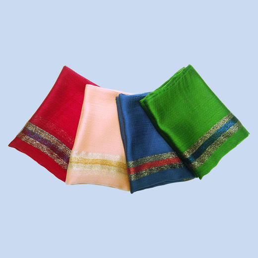 优品堂“金光大道”空调巾真丝披肩围巾两用 商品图4