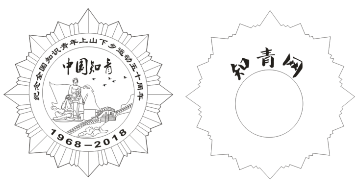 回馈知青,纪念章买大送小活动开始啦,大的收藏小的佩戴,知青网监制,请