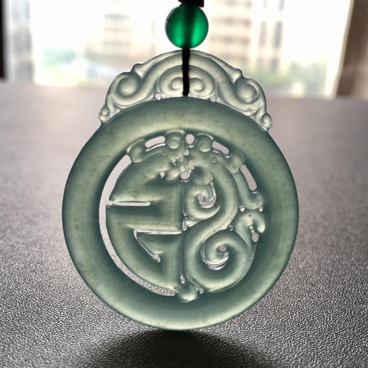 冰种蓝水翡翠龙凤 商品图8