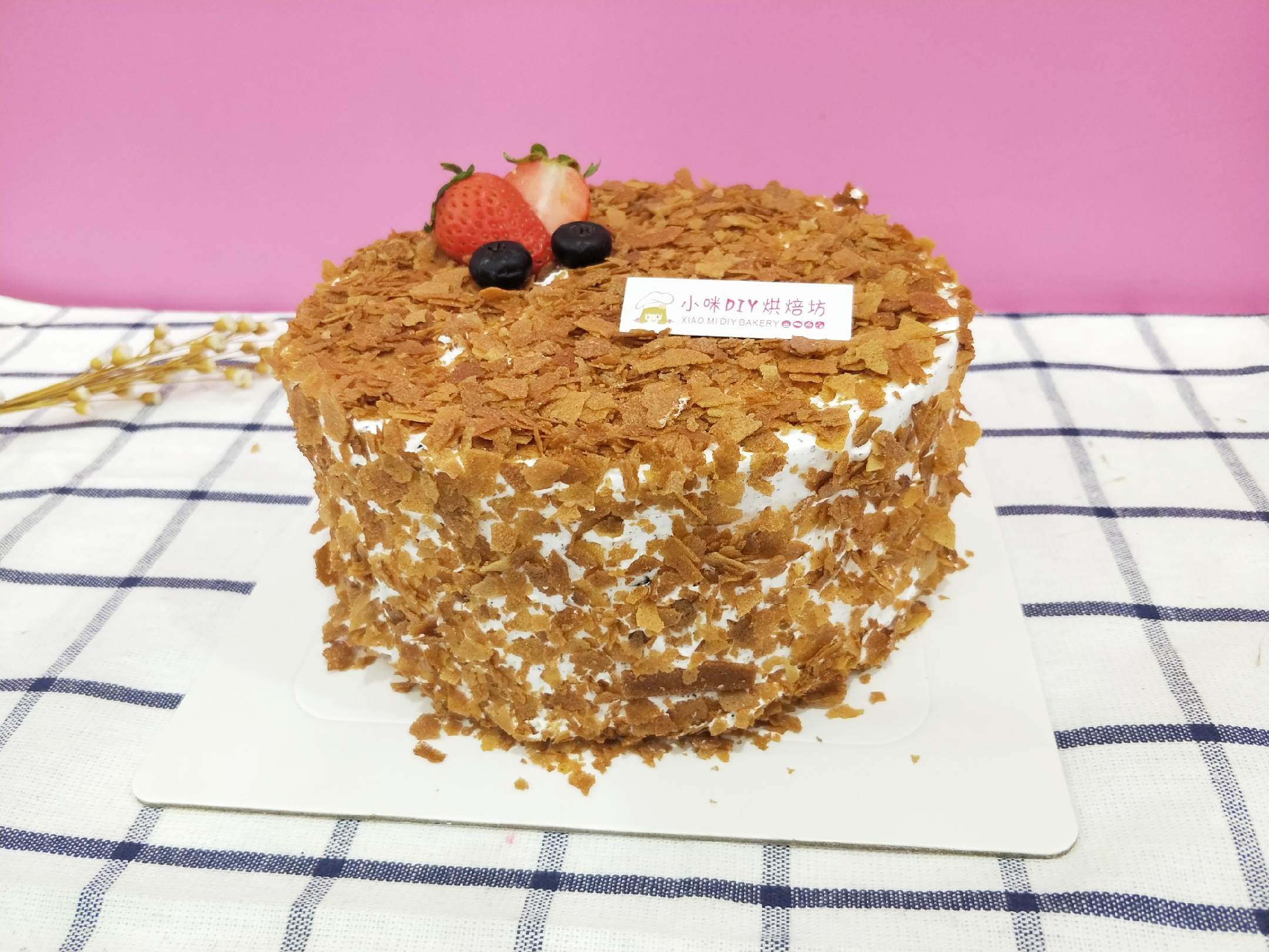 海盐脆脆奥利奥夹心蛋糕