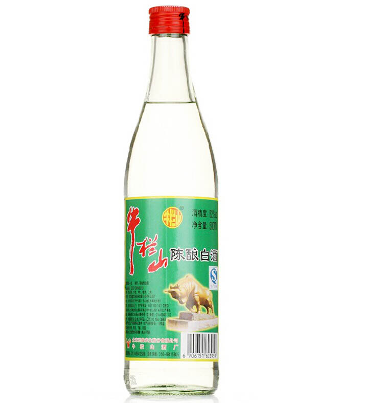 牛栏山绿标陈酿白酒52500ml瓶