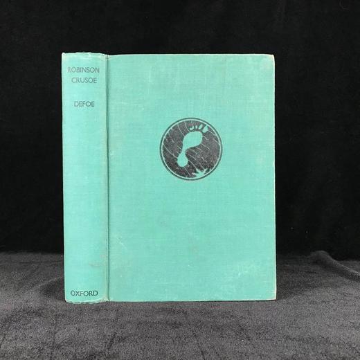 1936年 鲁滨逊漂流记 配彩色插图 布面精装16开 商品图0