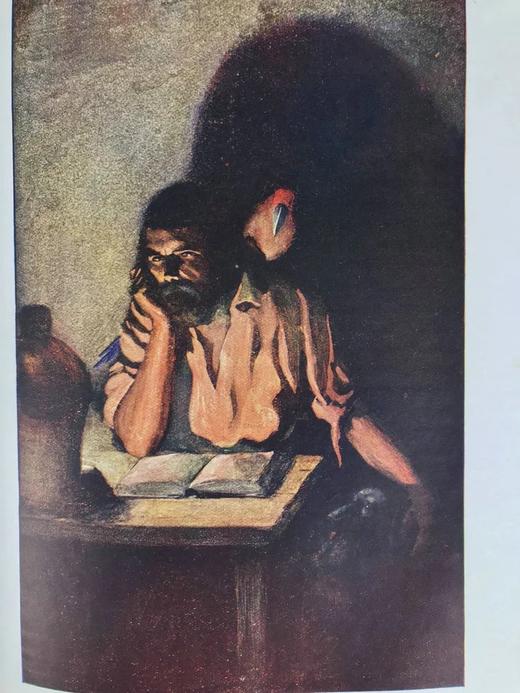 1936年 鲁滨逊漂流记 配彩色插图 布面精装16开 商品图10