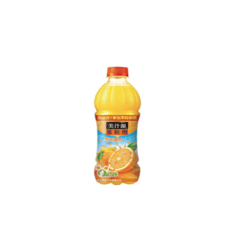 可口可乐 美汁源果粒橙饮料 450ml 1瓶