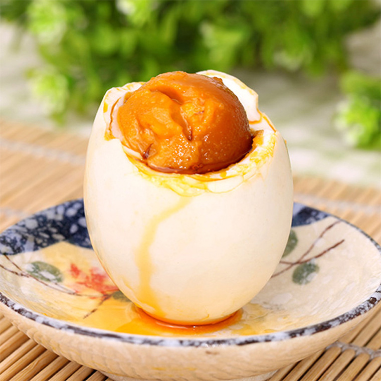 等记家精选【大个流油咸鸭蛋】沙黄八里河笨鸭蛋70克