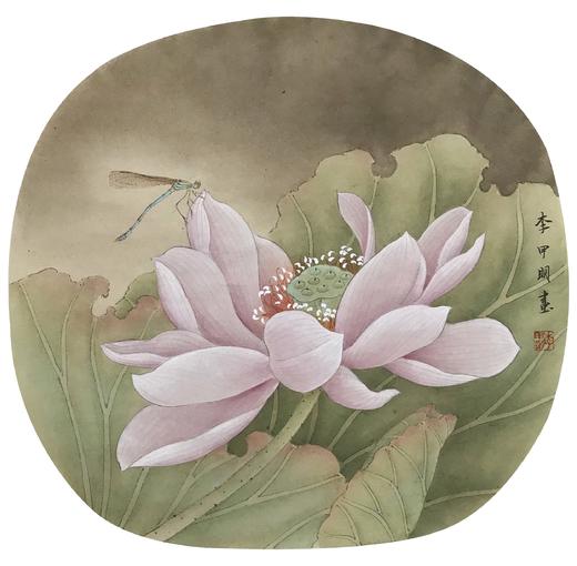 李甲明-真迹-工笔花鸟画 《荷香》 玄关 卧室  客厅 商品图1