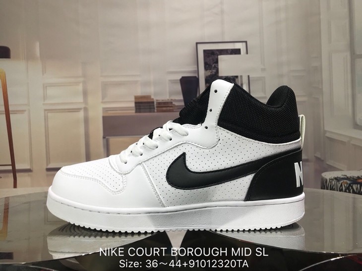 男女款均有 耐克nike court borough mid sl韩国复古潮流鞋 板鞋