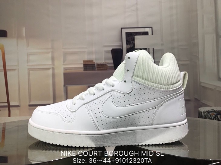 男女款均有 耐克nike court borough mid sl韩国复古潮流鞋 板鞋