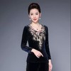 【浅笑玫瑰】高档绣花，加厚丝绒打底衫JSC-DS8147 商品缩略图2