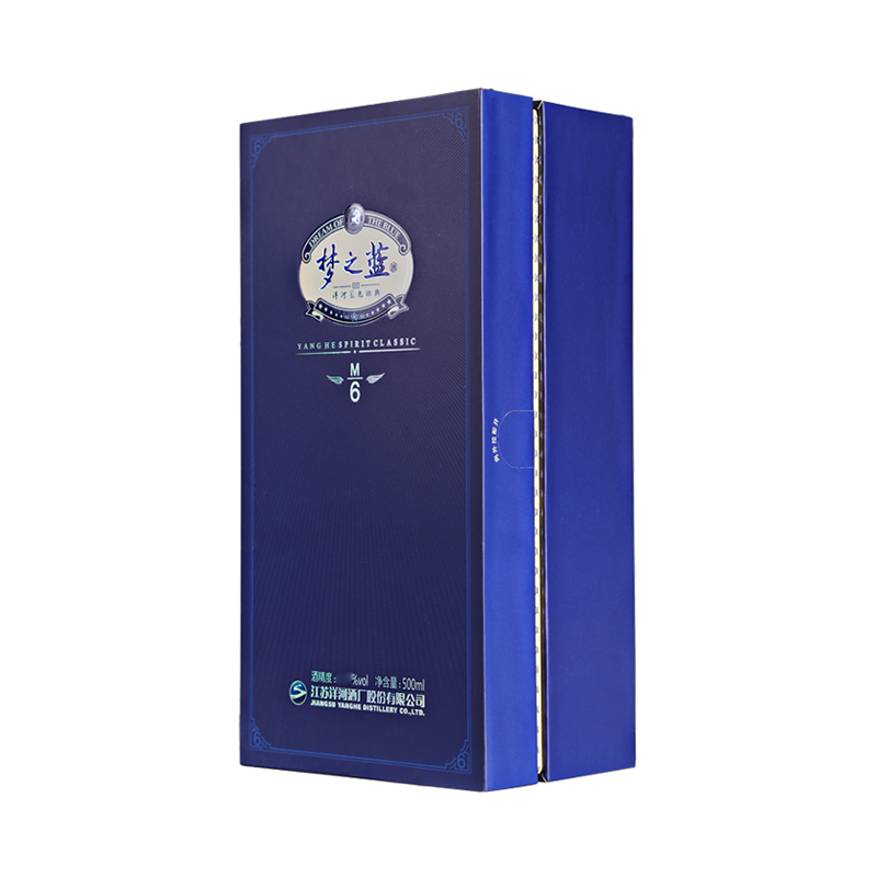 52洋河梦之蓝m6整件4瓶500ml
