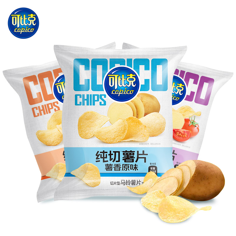 【佰佳惠】可比克纯切薯片30g装