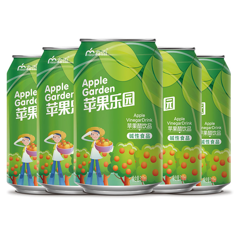淼雨苹果乐园苹果醋饮品310ml(饮料罐头)