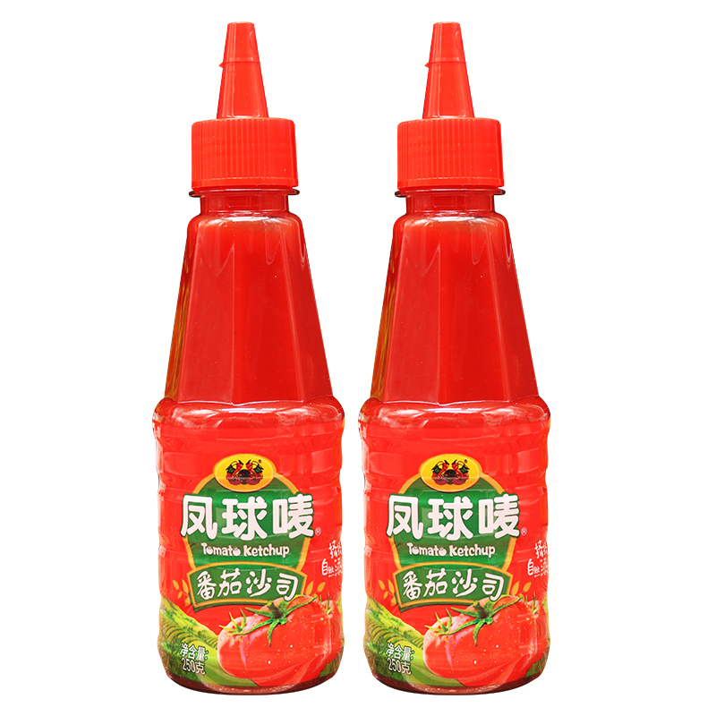 凤球唛番茄酱挤压瓶476g
