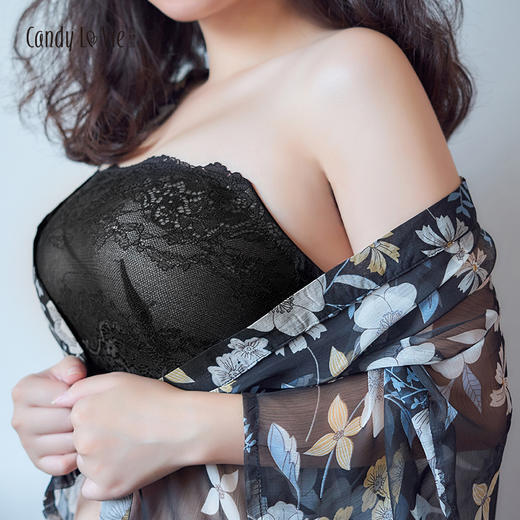 【旧款已下架详情页跳转新款】无肩带限量200件内测款大罩杯少女文胸 商品图0