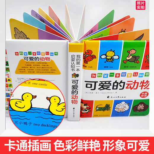 不支持点读4册我的一本启蒙认知书中英文双语有声伴读幼儿认知小百科 商品图2