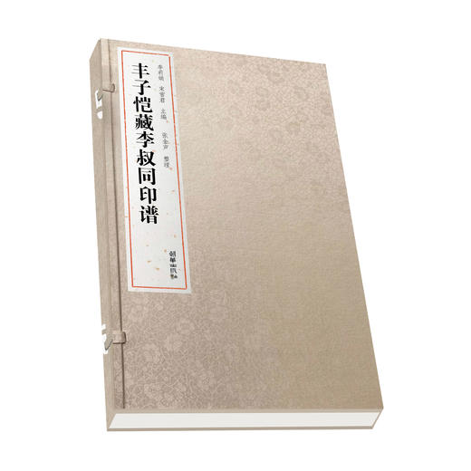 丰子恺藏李叔同印谱 中国书法篆刻精品线装书 商品图1