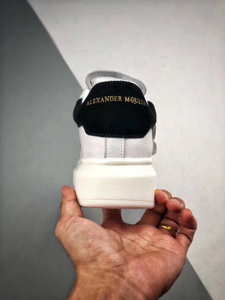 女款鞋 麦昆 alexander mcqueen strap fastening 轮廓松糕厚底魔术贴