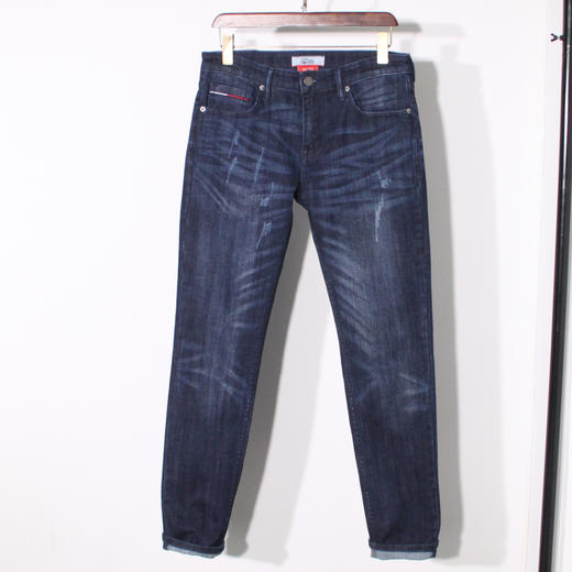 小汤水洗猫须弹力牛仔长裤 TH Denim Jeans  Slim Fit in Stretch  NZK044 商品图0