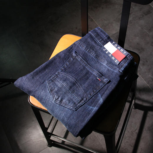 小汤水洗猫须弹力牛仔长裤 TH Denim Jeans  Slim Fit in Stretch  NZK044 商品图8