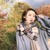 北欧Acne 五彩缤纷的格子围巾 商品缩略图0