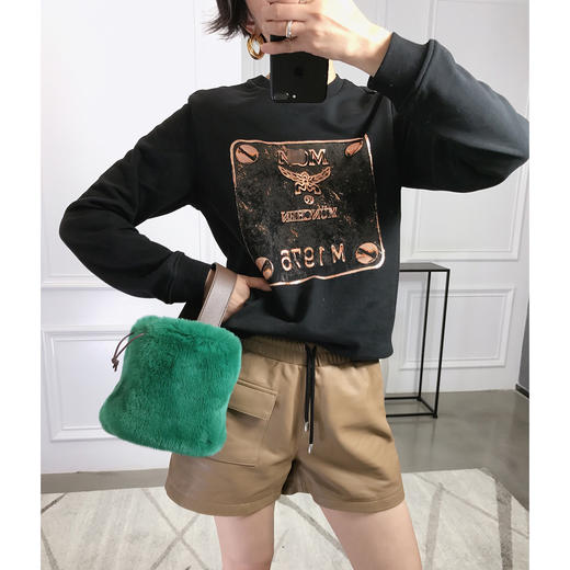 THS Lover 情侣款  黄铜铭牌运动衫 黑色 QI011 商品图0