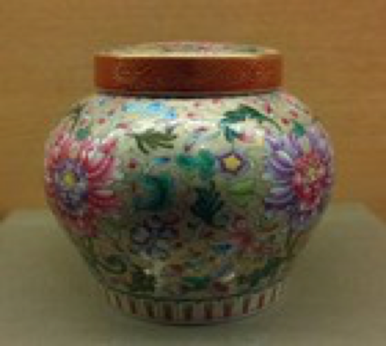 万花国色天香茶叶罐